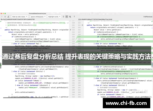 通过赛后复盘分析总结 提升表现的关键策略与实践方法
